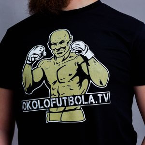 Stille di vita черна тениска "Okolofutbola"