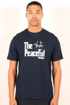 Peaceful Hooligan тъмносиня тениска Don Vito