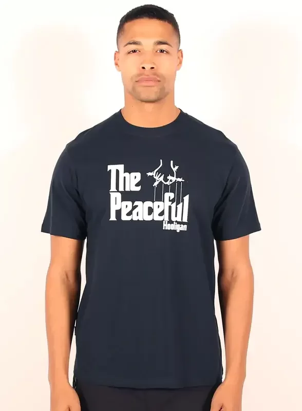 Peaceful Hooligan тъмносиня тениска Don Vito