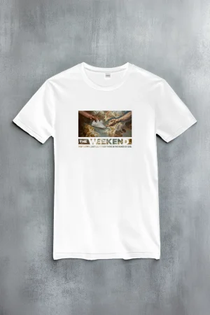 The Weekend тениска God's hand в бяло