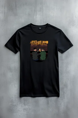 The Weekend тениска Attractions в черно