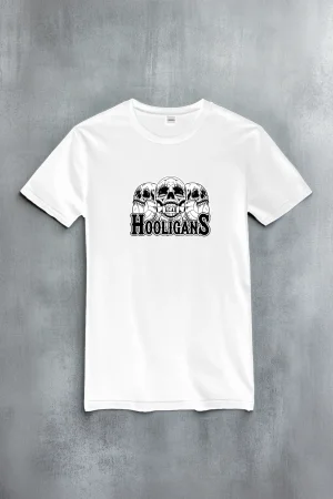 The Weekend тениска Hooligans в бяло