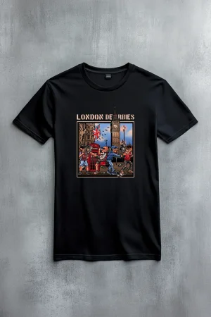 The Weekend тениска London Derbies в черно