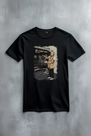 The Weekend тениска Passionately curious в черно