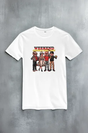 The Weekend тениска Weekend Casuals Germany в бяло