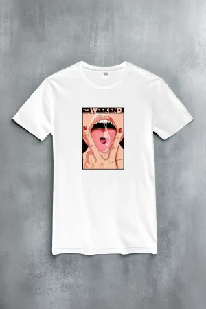 The Weekend тениска What else.. в бяло