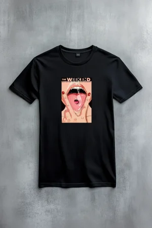 The Weekend тениска What else.. в чернo